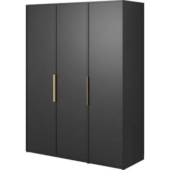 Šatní skříň Skříň Selsey Frame 150 x 200 x 57 cm černá