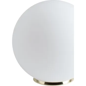 Lampička OSMONT BIANCA 3 stolní skleněná lampa mosaz leštěná / bílá IP40 60W E27 (původní kód OS 50541) - OSMONT OS BIA50541