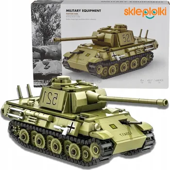 ostatní stavebnice STAVEBNICE BOJOVÝ TANK PANTHER SADA PRO DĚTI MILITARIA MODEL