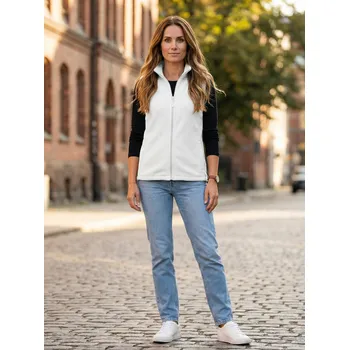Dámská vesta Unisex vesta fleece ALTISPORT NoPrint NP/ALU815 BÍLÁ XXL
