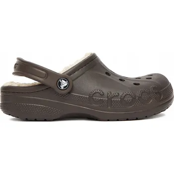 Dámské pantofle Crocs Dámské Nazouváky Crocs-C-BAYA LINED CLOG 205969-206 Hnědé Béžové Hnědá