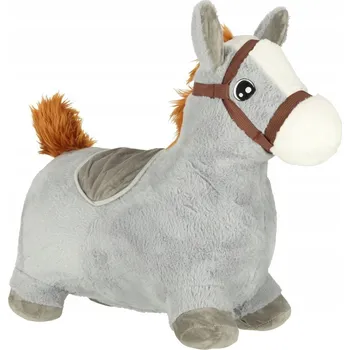 Skákací hračka pro děti s pumpičkou gumový kůň houpačka