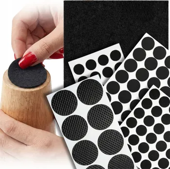 Podložka pod nábytek Plstěné gumové samolepící podložky pod židle Nábytek Nohy Sada 125 Ks