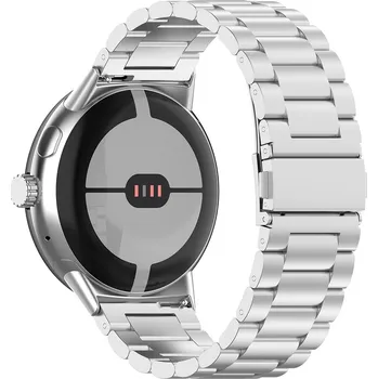 Příslušenství k fitness náramku Techsuit - Řemínek na hodinky (W010) - Google Pixel Watch 4 45 mm - stříbrný