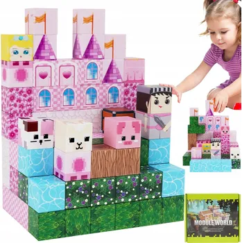 ostatní stavebnice STAVEBNICE HRAČKA STAVEBNÍ DOMEČEK PRO DĚTI 100 DÍLKŮ