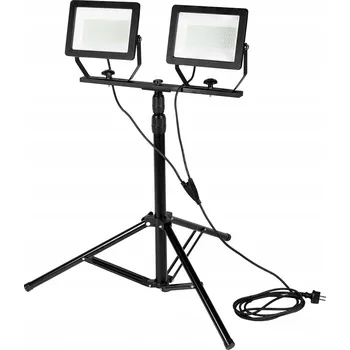 Dvojitý LED reflektor NEO TOOLS 200 W, 17000 lm, černý, IP65, na stativu