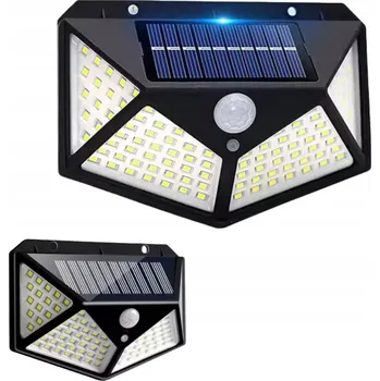 Venkovní osvětlení SOLÁRNÍ ZAHRADNÍ LAMPA S POHYBOVÝM A SOUMRAKOVÝM SENZOREM, ULICE, VENKOVNÍ LED