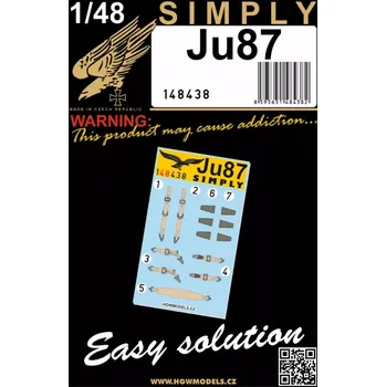 Plastikový model HGW 1/48 Seatbelts Junkers Ju 87 (SIMPLY)