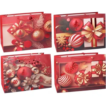 Dárková taška Vánoční dárková taška M 25x32x11 cm - K dispozici ve čtyřech provedeních.