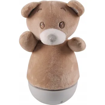 Lampička Noční lampa Goldlux hnědá