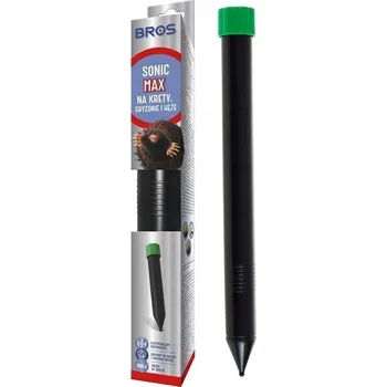 Odpuzovač zvířat Elektronický odpuzovač krtků, myší, hlodavců a škůdců Bros Sonic MAX