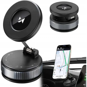 MAGNETICKÝ DRŽÁK TELEFONU DO AUTOMOBILU S PŘÍSAVKOU DO PŘÍSAVKA PŘÍSAVKY 360°