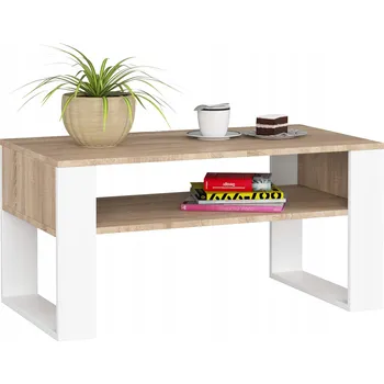 Konferenční stolek Konferenční stolek Ślak Furniture obdélníkový 92 x 53 x 45 cm bílý