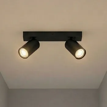 Bodové svítidlo OSRAM stropní bodové světlo OCTAGON černý 2-flg. GU10-LED stmívatelné 927 černá 2 x 3,4 W LED - Doprava zdarma