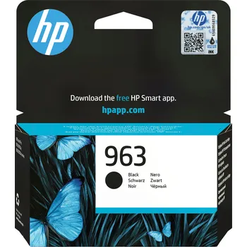 HP 963 Black Original Ink Cartridge (1,000 pages)