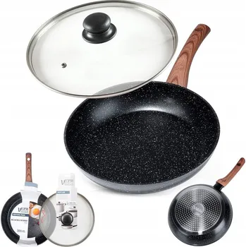 Pánev Granitová pánev na smažení a dušení VILDE 26 cm plyn indukce s poklicí