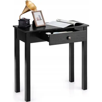 Konferenční stolek Konzolový Stolek Costway , matně černý, 71 x 71 x 30 cm