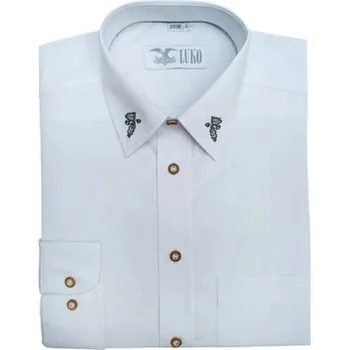 Pánská košile Společenská košile Luko 45 barva bílá