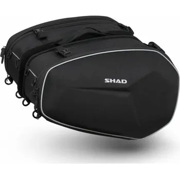 Zavazadlo na motocykl Rozšiřitelná boční brašna SHAD E48 X0SE482 pro SUZUKI SV 650 (S)