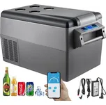 VEVOR Autochladnička 35L Kompresorová Přenosná Malá Lednička Chladnička s Mrazákem Vozidlo Auto Nákladní Automobil Karavan Loď Mini Elektrická chladnička Jízda Cestování Rybaření Venkovní a domácí použití