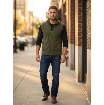 Dámská vesta Unisex vesta fleece ALTISPORT NoPrint NP/ALU815 MILITARY XS