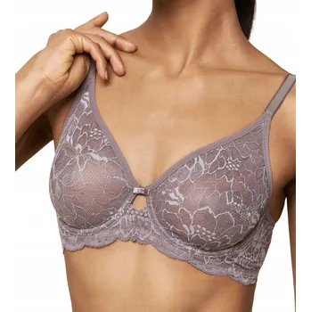 Dámské spodní prádlo Triumph podprsenka s měkkými košíčky šedá velikost 80G