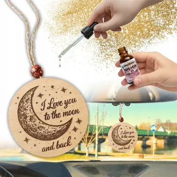 Vůně do auta Vůně do auta I LOVE YOU TO THE MOON + parfém - závěsná vůně