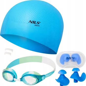 Plavecké brýle Plavecké brýle pro děti Nils Aqua NQC DOTS + NQAW60 + NQG870AF
