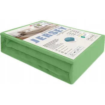 Prostěradlo Prostěradlo JERSEY s gumou světle zeleň 160x200 cm