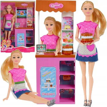 Panenka Panenka cukřenka s pultem a doplňky – realistický set pro děti