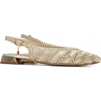 Dámské sandále Dámské sandály Xti 145271 Z.C. ORO zlaté EKO KŮŽE VEL.. 38