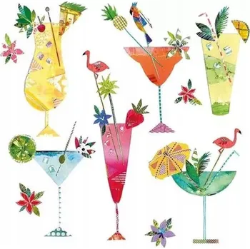 Obraz Karnet čtverec s obálkou Tropical Twist