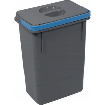 Odpadkový koš Odpadkový koš 7l s víkem RUBIO Antracit POLSKÝ