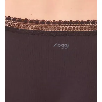 sloggi GO Ribbed R Tai C2P - BLACK - SLOGGI BLACK - SLOGGI S