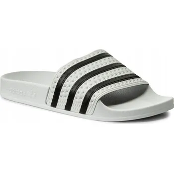 Pánské pantofle ADIDAS ADILETTE PÁNSKÉ PANTOFLE S LOGEM NA NAZUTÍ 40,5 JNB