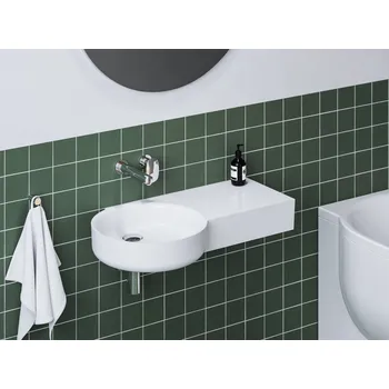 Ravak Umyvadlo ARC 83/43 P, bez otvoru pro baterii, bez přepadu