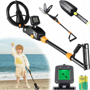 PROFESIONÁLNÍ DETEKTOR KOVŮ ZLATA STŘÍBRA 68.5CM S LCD