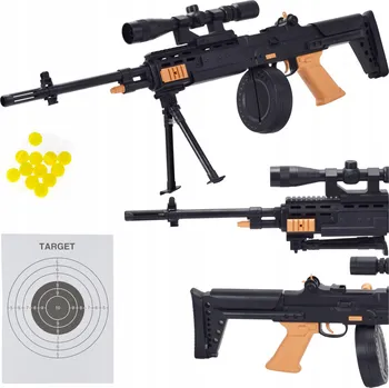 Dětská zbraň REPLIKY HRAČKA NA PISTOLOVOU PUŠKU PUŠKA 6MM ZBRAŇ IMITACE DĚTSKÉ ZBRANĚ