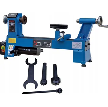 dílenský stroj Soustruh na dřevo STILER DÉLKA 460 MM 550W DIGITÁLNÍ UKAZATEL REGULACE OTÁČEK