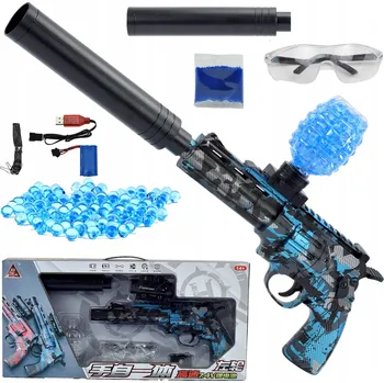 Dětská zbraň BEZPEČNÝ REVOLVER PISTOLE AUTOMAT GELOVÉ KULIČKY PUŠKA VELKÝ