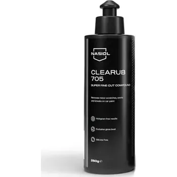 Autokosmetika Nasiol CLEARUB 705-S leštící pasta extra jemná 250g (CLEARUB 705-S)