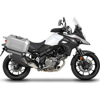 Auto-moto Kompletní sada bočních hliníkových kufrů SHAD TERRA 47L/47L, včetně montážní sady SHAD SUZUKI DL 650 V-Strom pro SUZUKI DL 650 V-Strom
