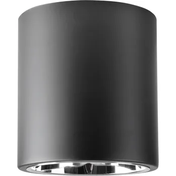 Nástěnné svítidlo Bodové přisazené svítidlo tuba kulatá černé moderní 18 cm Polux