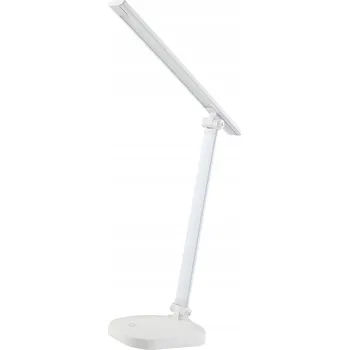 Lampička LED stolní lampa kancelářská lampa Moderní plynule stmívatelná péče o oči, bílá na dotek