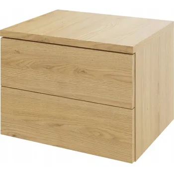 Noční stolek Noční stolek závěsný se dvěma zásuvkami, click-on, šířka 40 cm