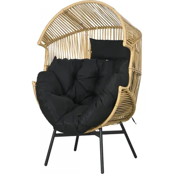 Ratanové zahradní proutěné křeslo | přírodní