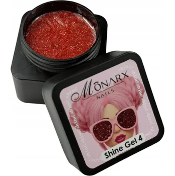 Lak na nehty MONARX Stavební GEL na nehty SHINE 4 15 ml.