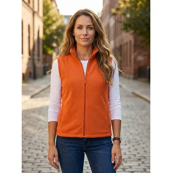 Unisex vesta fleece ALTISPORT NoPrint NP/ALU815 ORANŽOVÁ XXXL