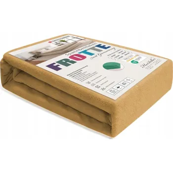 Prostěradlo Froté prostěradlo s gumou béžové 180x200 cm