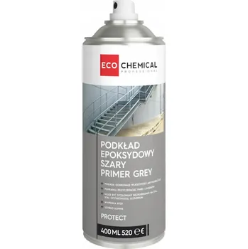 Barva ve spreji Eco základní nátěr šedý antikorozní sprej na hliníkovou ocel 400 ml